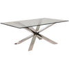 Couture Glass Top Dining Table