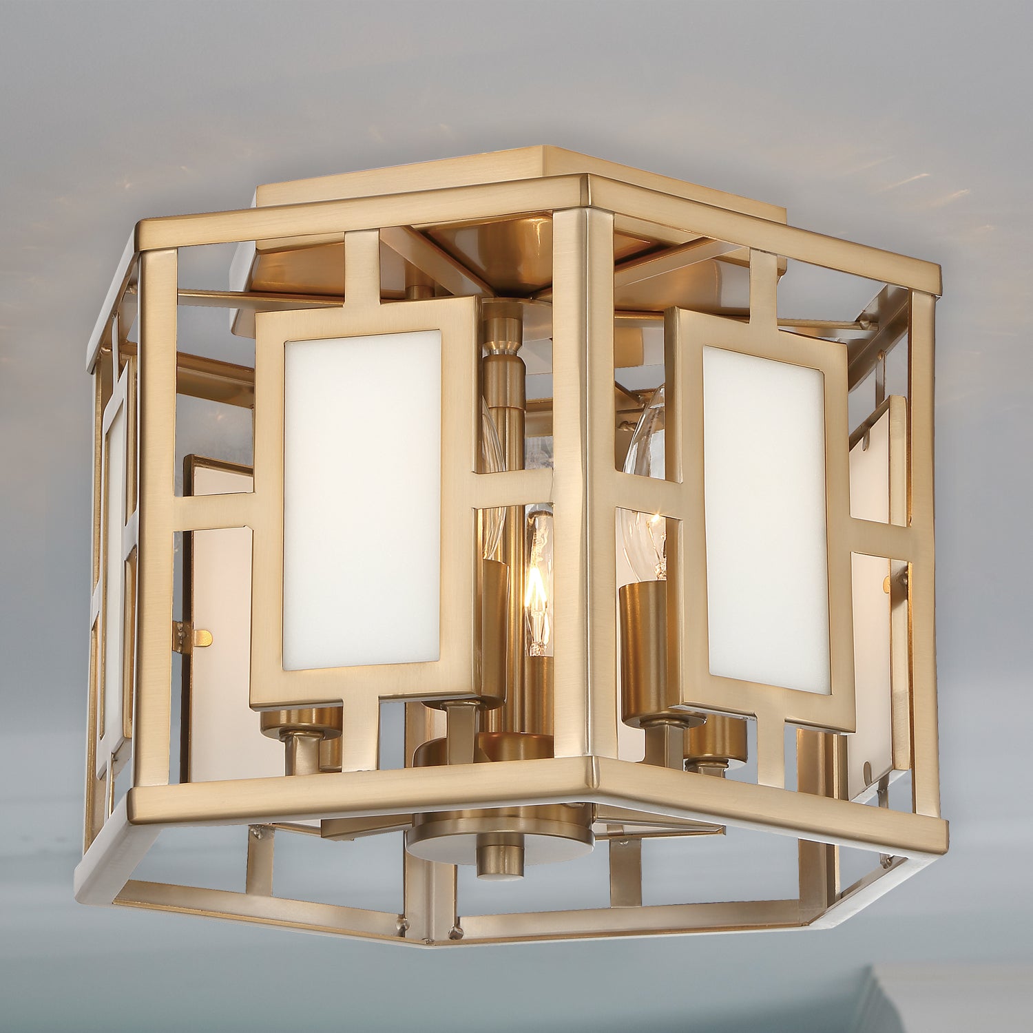 Libby Langdon for Crystorama Hillcrest Flush Ceiling Mount