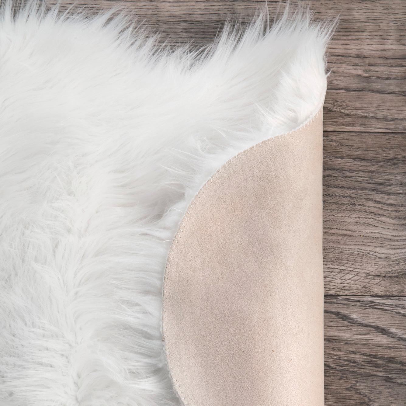 Cascade Faux Sheepskin Shag Rug