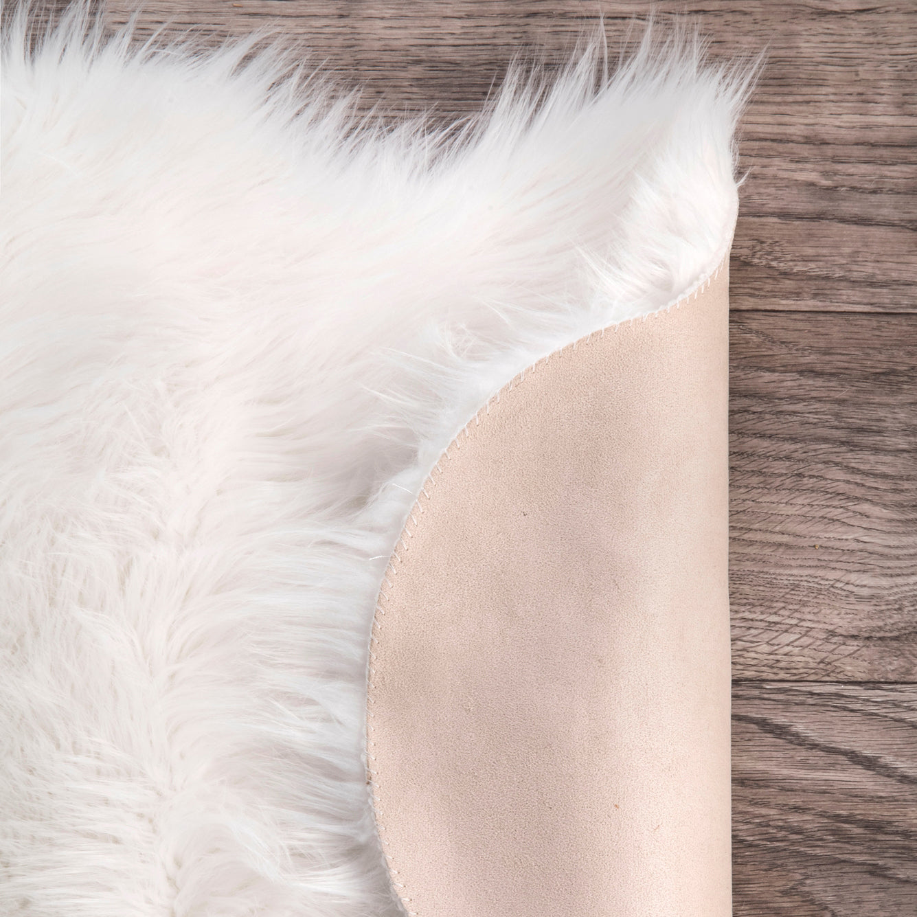 Roosevelt Large Faux Sheepskin Shag Rug