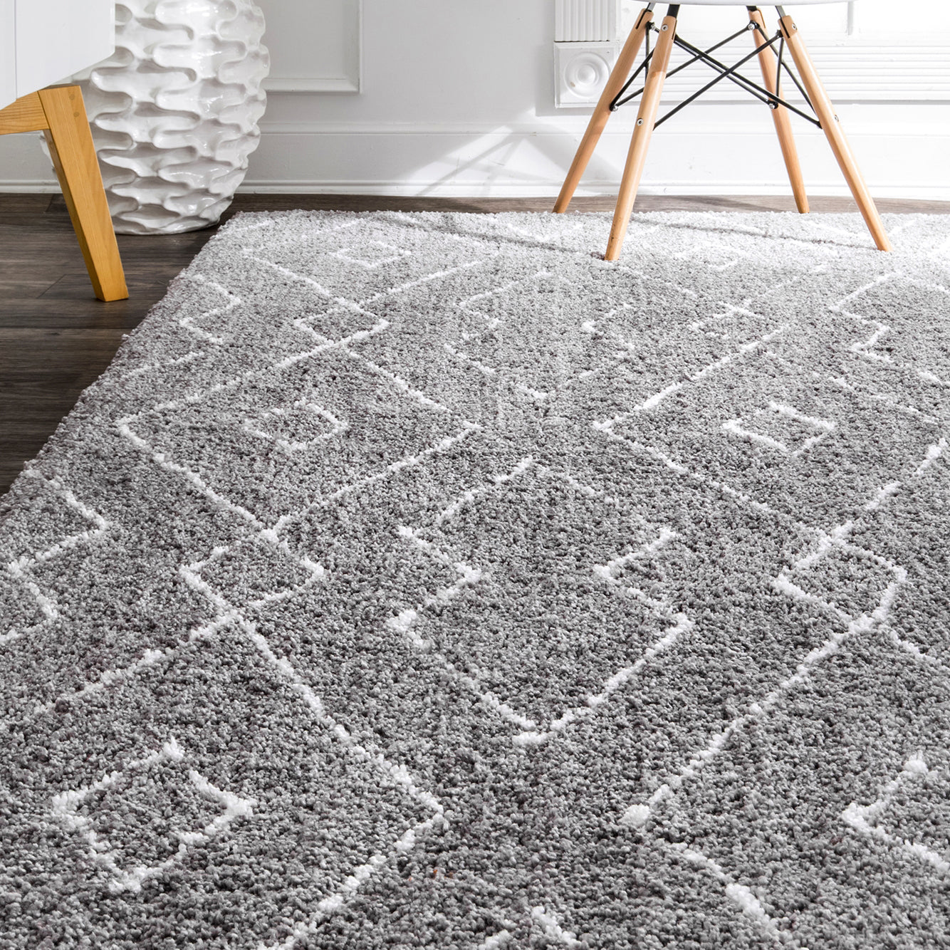 Fallon Hand Tufted Rug – Paynes Gray