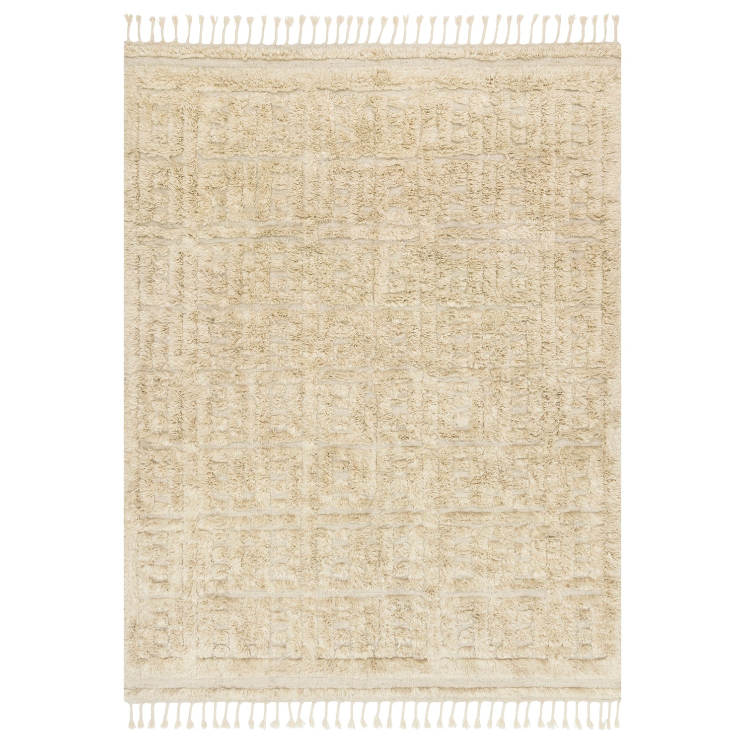 Loloi Hygge Oatmeal/Sand Hand Loomed Rug