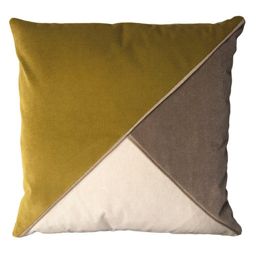 Square Feathers Harlow Wasabi Throw Pillow