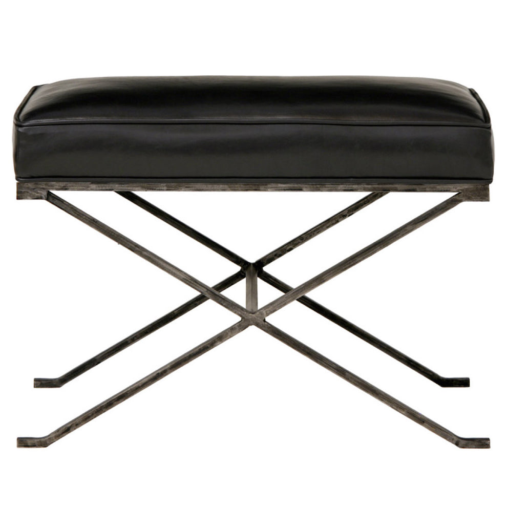 Redford House Haven Leather Bench