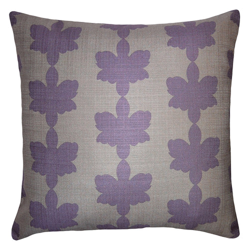 Square Feathers Heather Cloves Throw Pillow