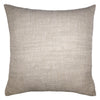 Square Feathers Hopsack Solid Throw Pillow
