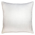 Square Feathers Hopsack Solid Throw Pillow