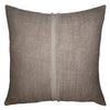Square Feathers Hopsack Stitched Throw Pillow