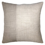 Square Feathers Hopsack Two Tone Throw Pillow