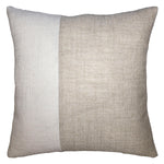 Square Feathers Hopsack Two Tone Throw Pillow