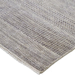 Feizy Janson Gray Silver Hand Knotted Rug