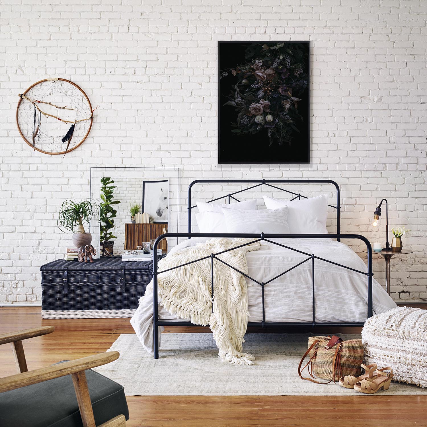 Four Hands Casey Iron Bed