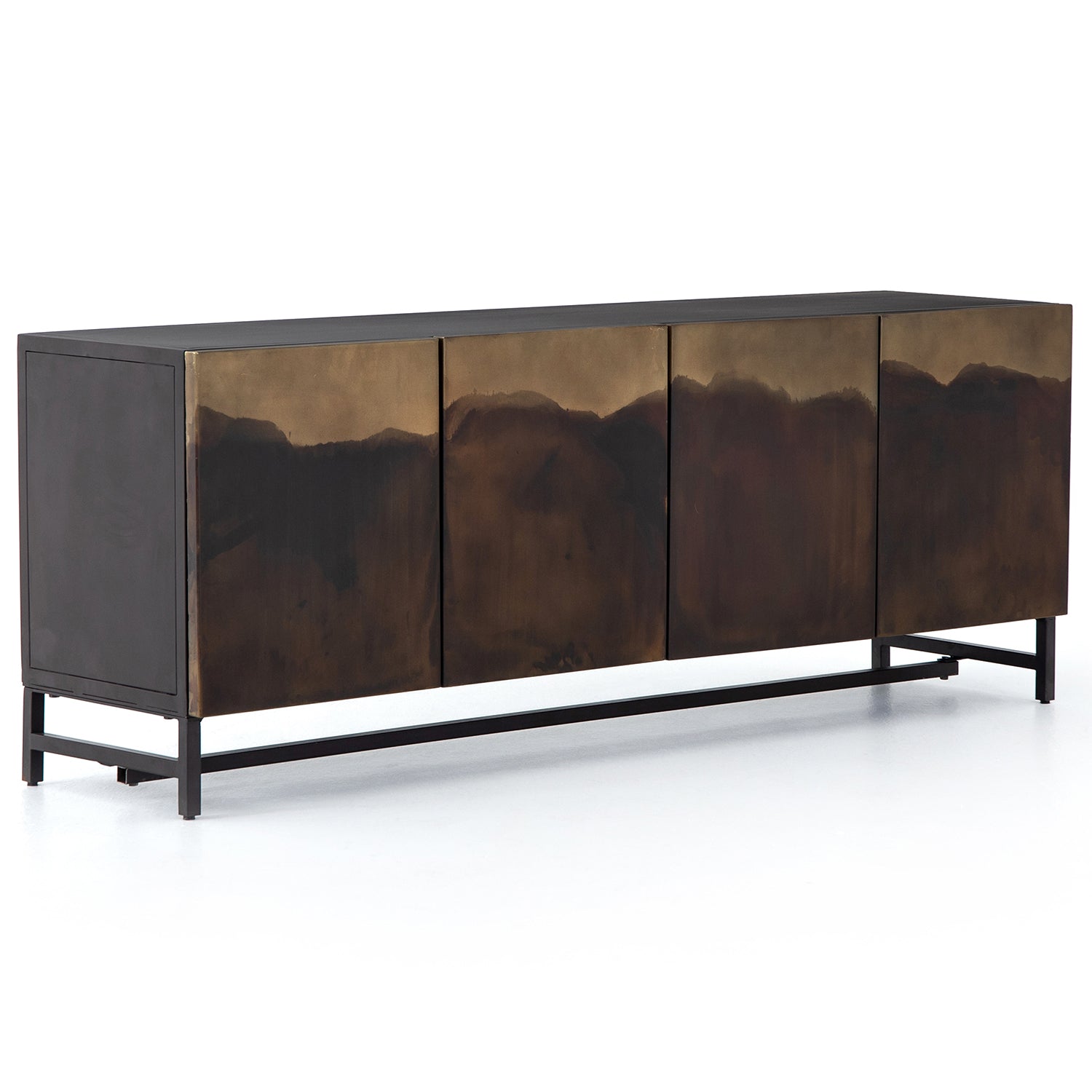 Four Hands Stormy Media Console Paynes Gray