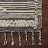 Loloi Iman Ivory/Charcoal Hand Knotted Rug