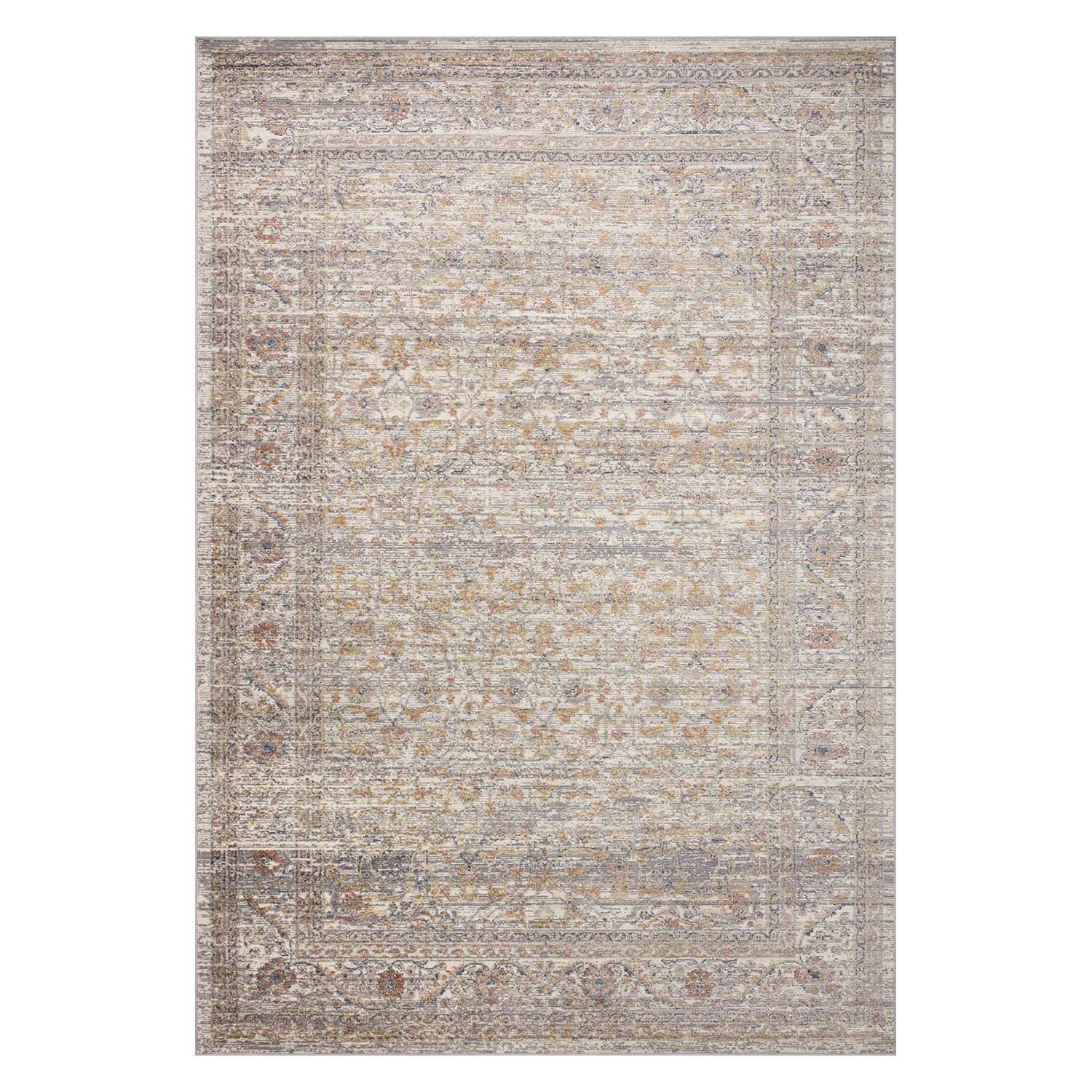 Loloi Indra Stone/Multi Power Loomed Rug