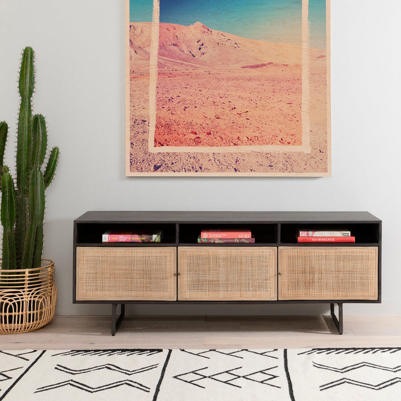 Four Hands Carmel Media Console Paynes Gray