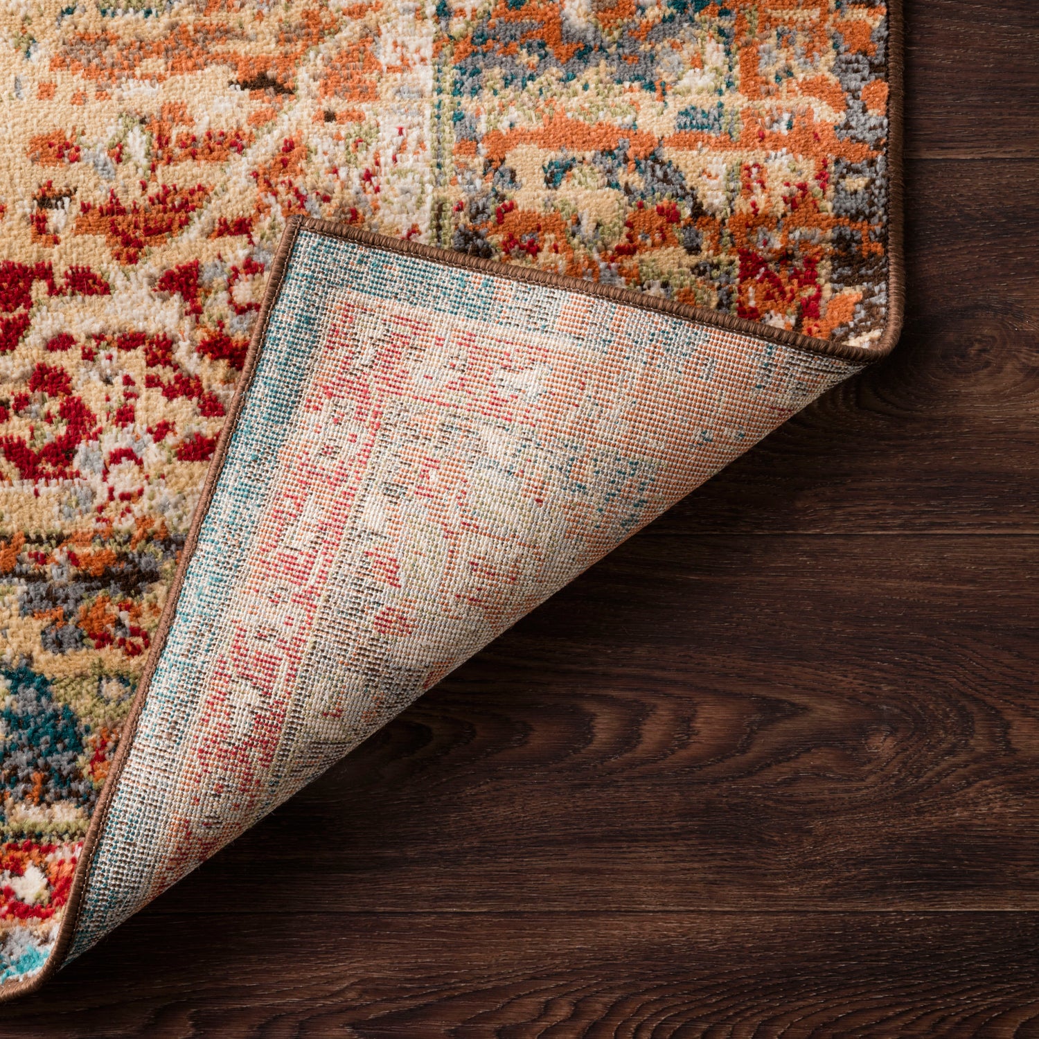 Loloi Isadora Antique Ivory/Sunset Power Loomed Rug