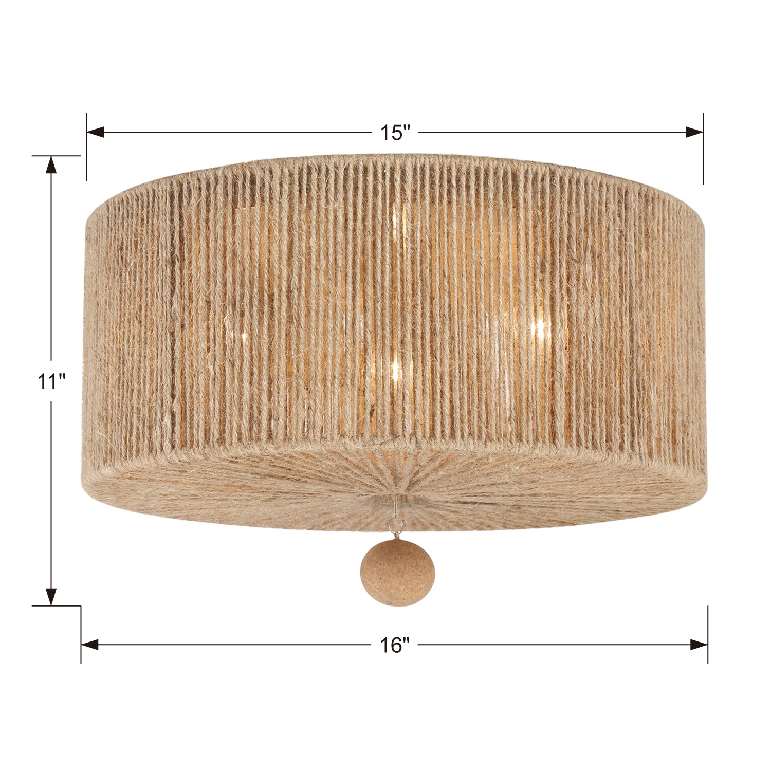 Crystorama Jessa Flush Ceiling Mount