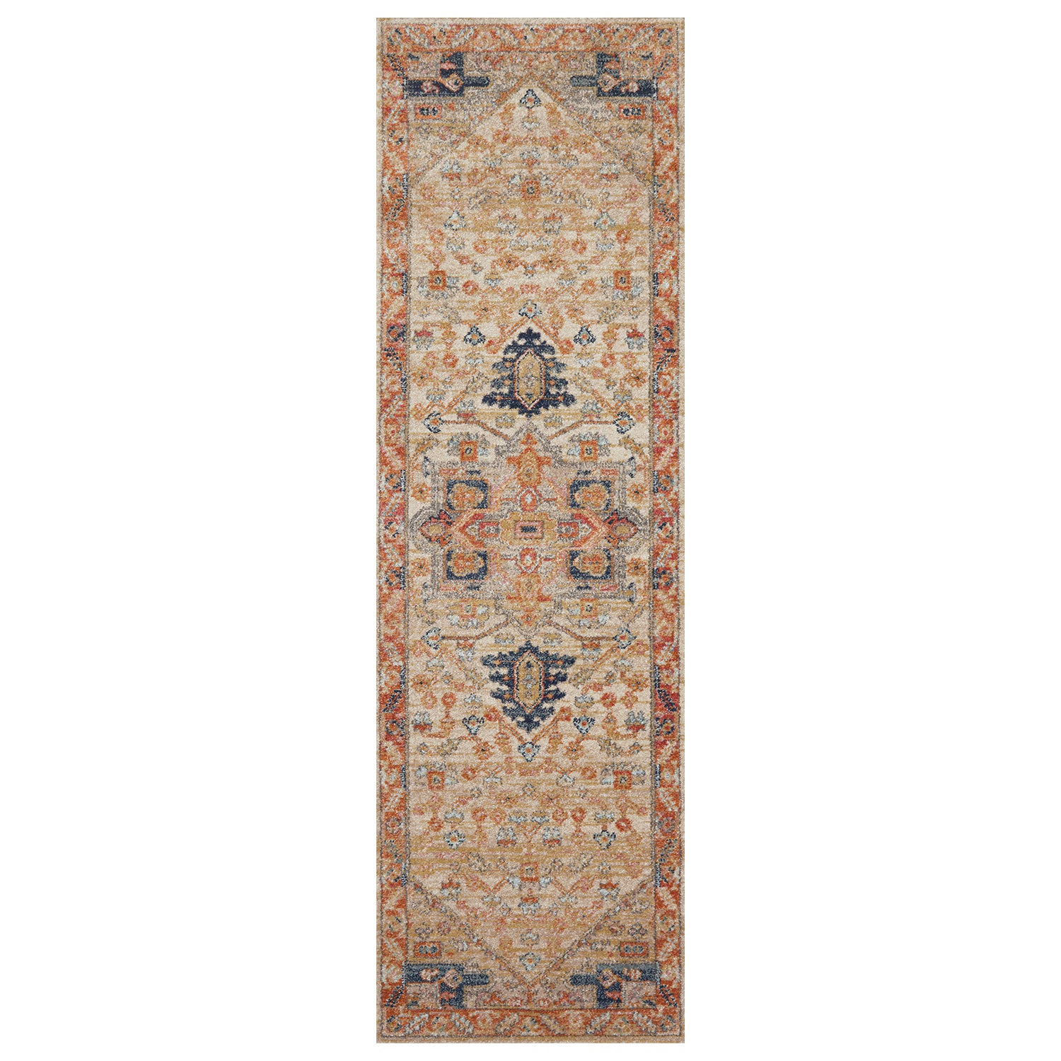Loloi Jocelyn Sand/Multi Power Loomed Rug