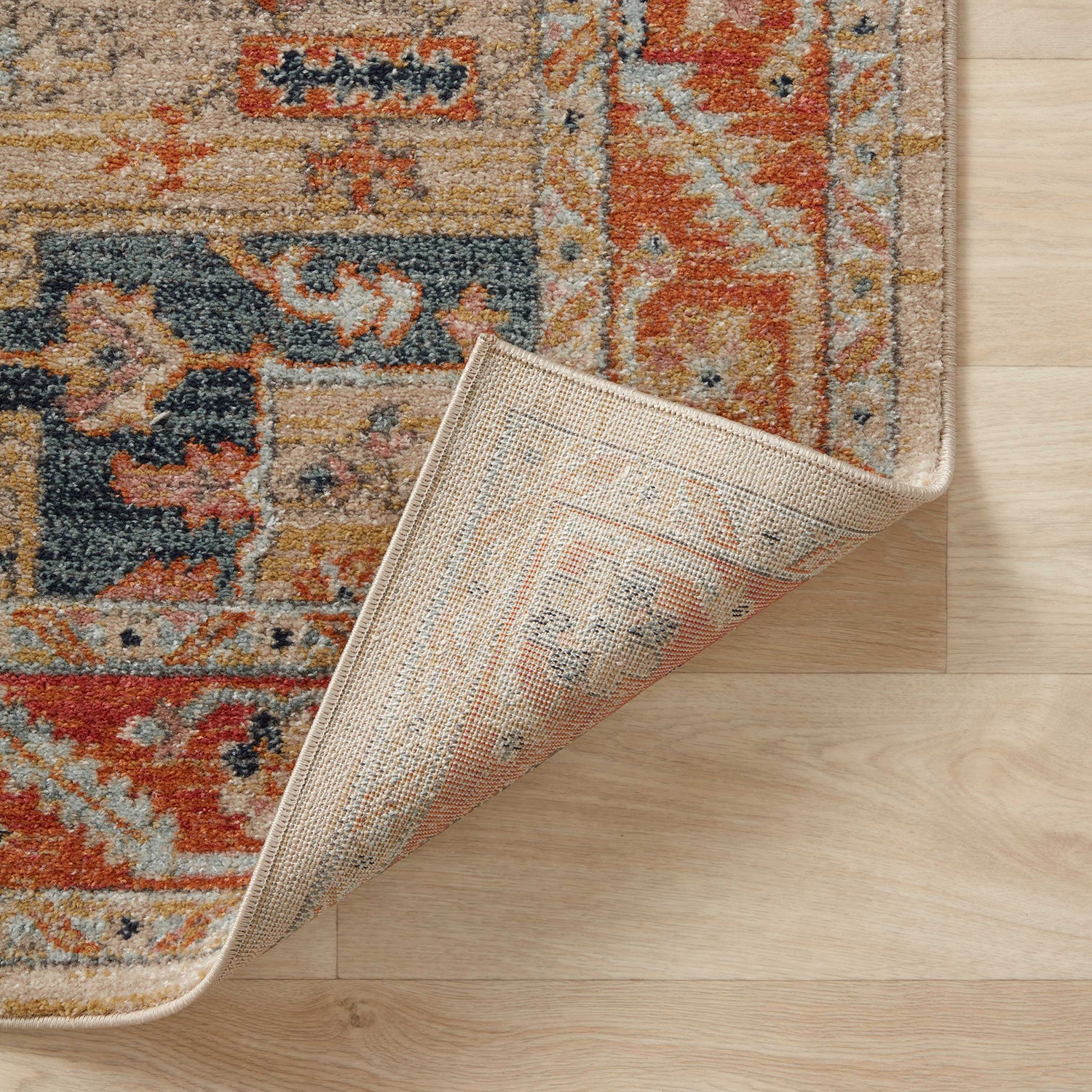 Loloi Jocelyn Sand/Multi Power Loomed Rug