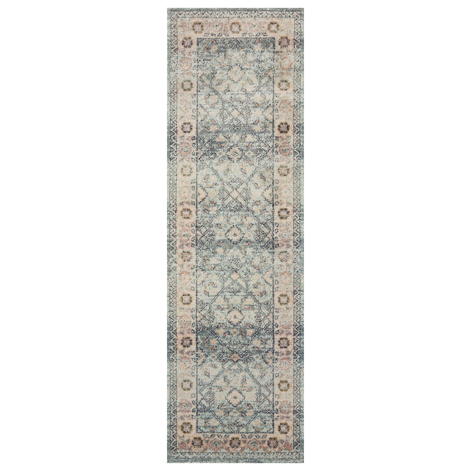 Loloi Jocelyn Sky/Multi Power Loomed Rug