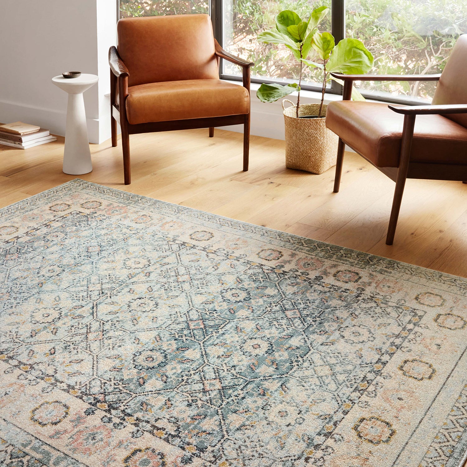 Loloi Jocelyn Sky/Multi Power Loomed Rug