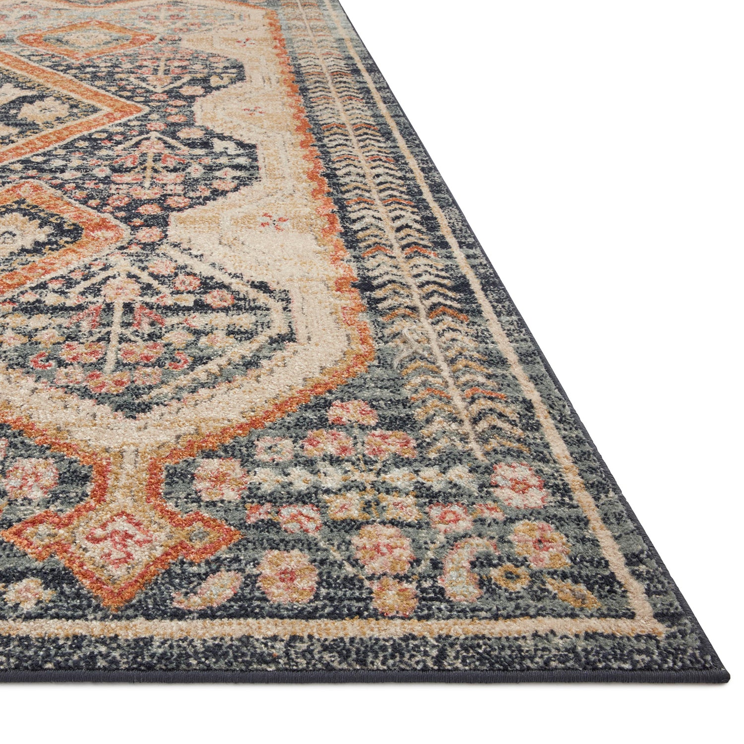 Loloi Jocelyn Navy/Multi Power Loomed Rug