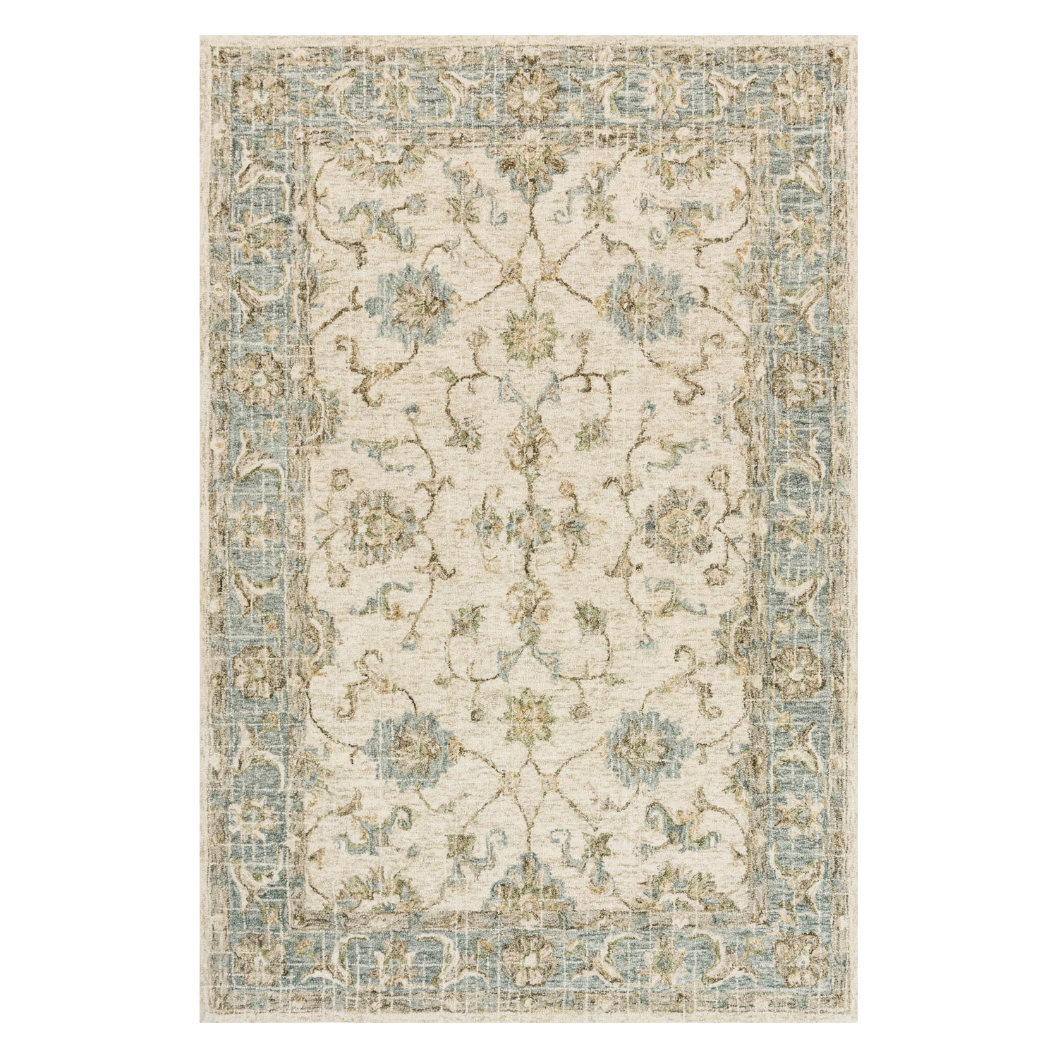 Loloi Julian Ivory/Spa Hooked Rug