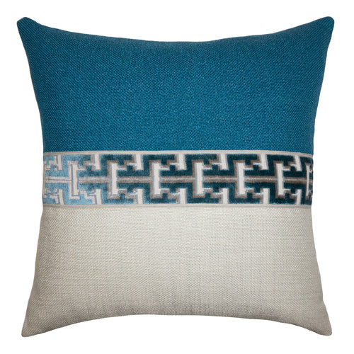 Square Feathers Jager Atlantic Throw Pillow