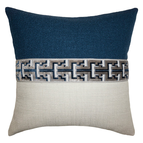 Square Feathers Jager Battleship Throw Pillow
