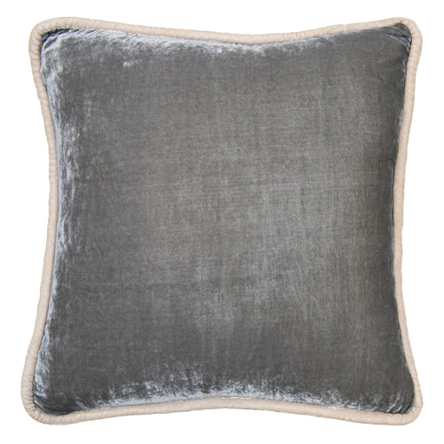 Square Feathers Jewel Silver Nude Throw Pillow