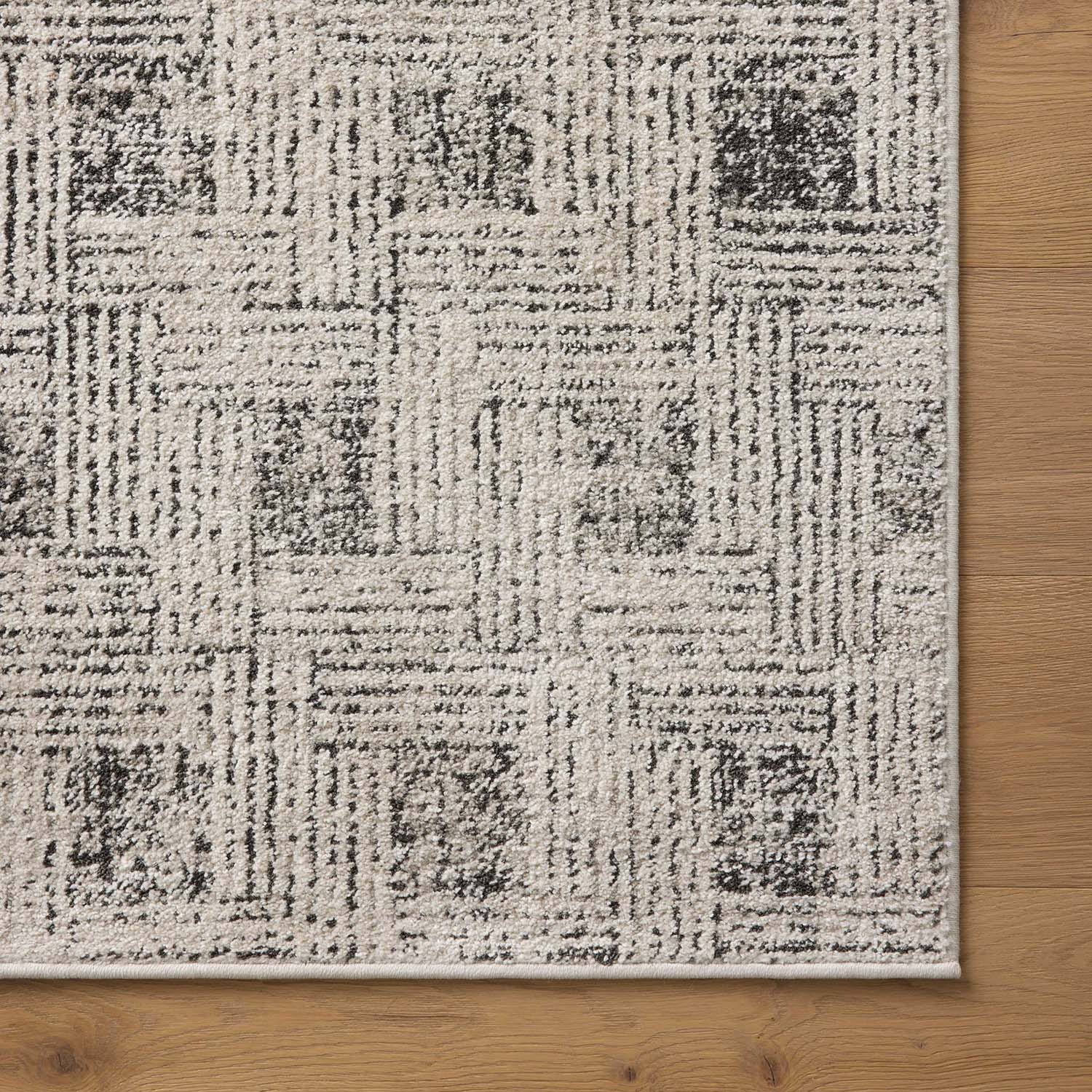 Loloi Kamala Gray/Graphite Power Loomed Rug