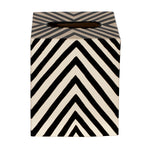 Worlds Away Zebra Tissue Box Cover