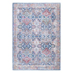 Caton Floral Machine Made Rug – Paynes Gray
