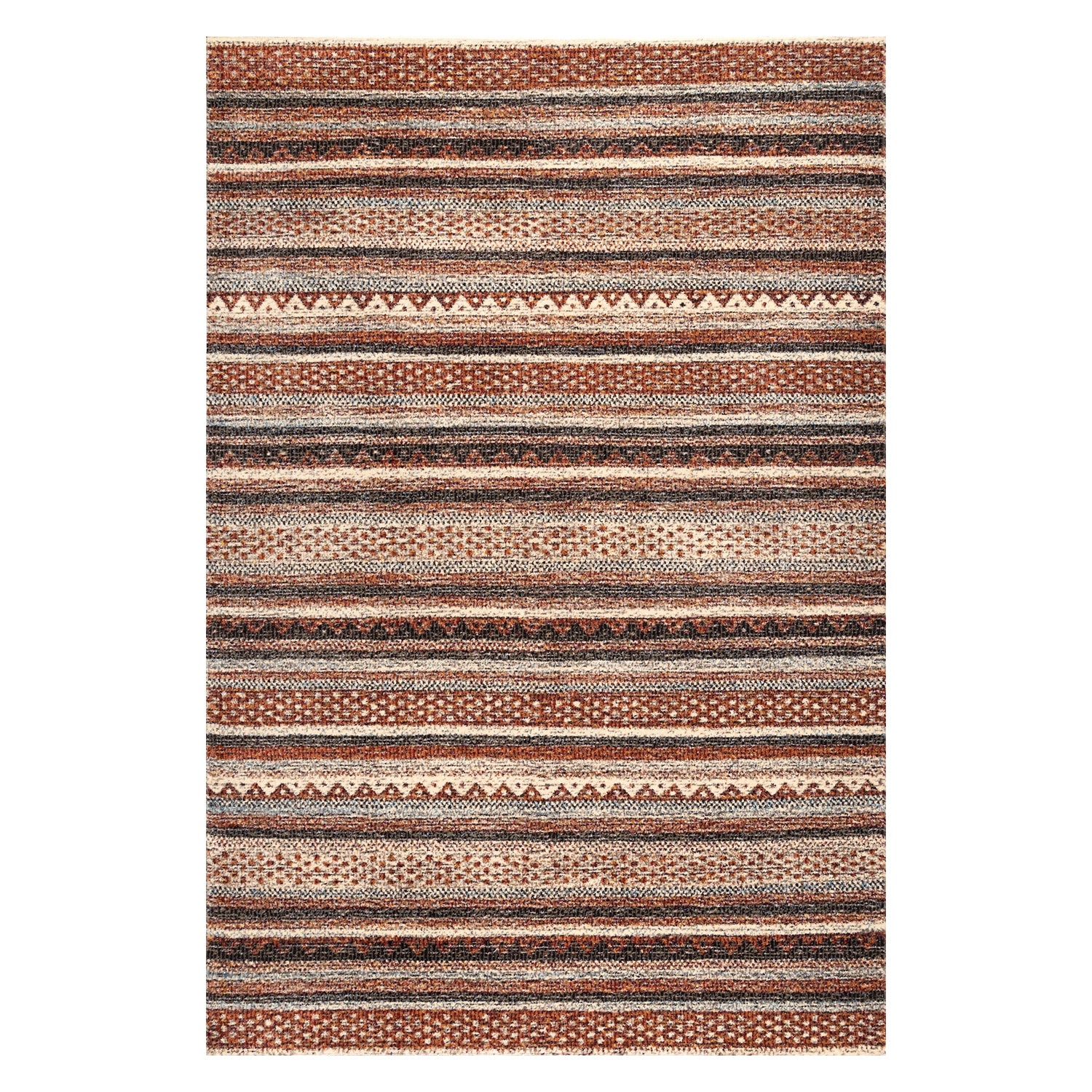 Crow Stripe Machine Made Rug