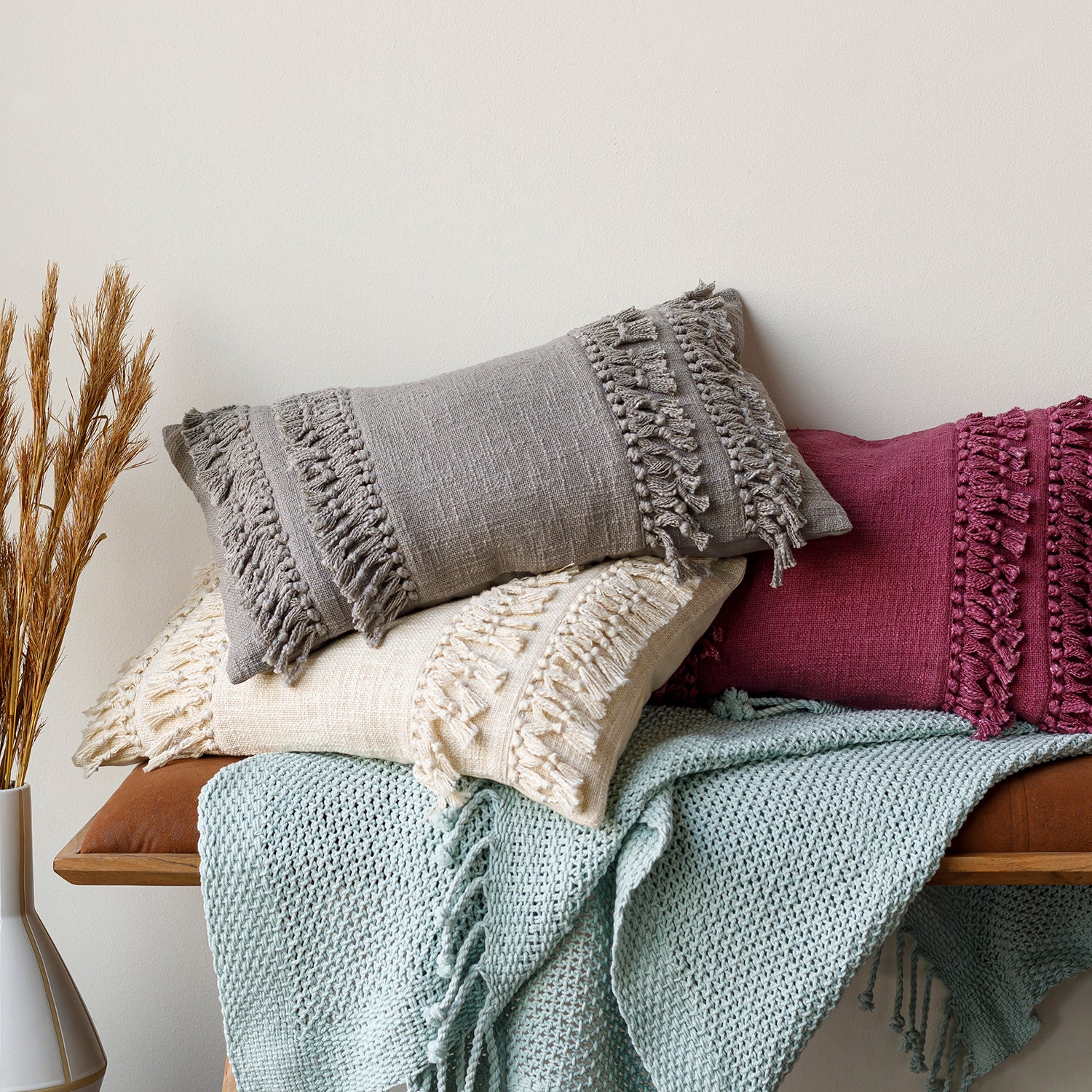 Sanpete Tassel Throw Pillow