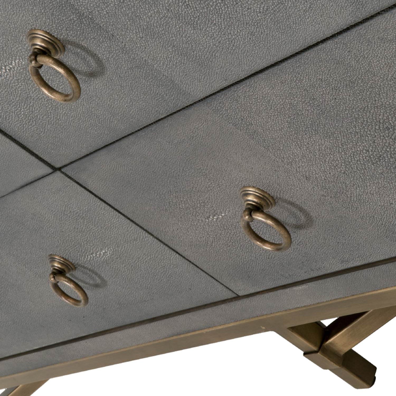 Strand Shagreen 3-Drawer Nightstand