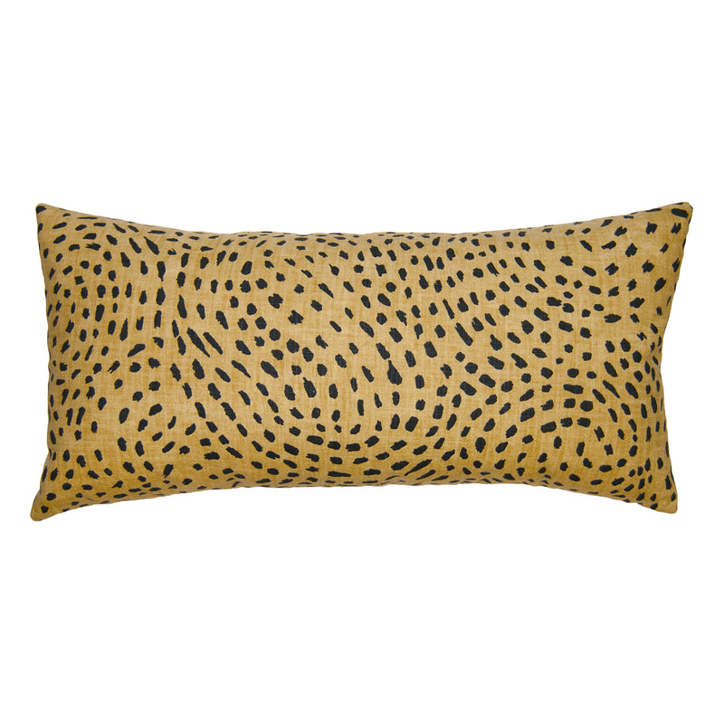 Square Feathers Kingdom Cheetah Throw Pillow