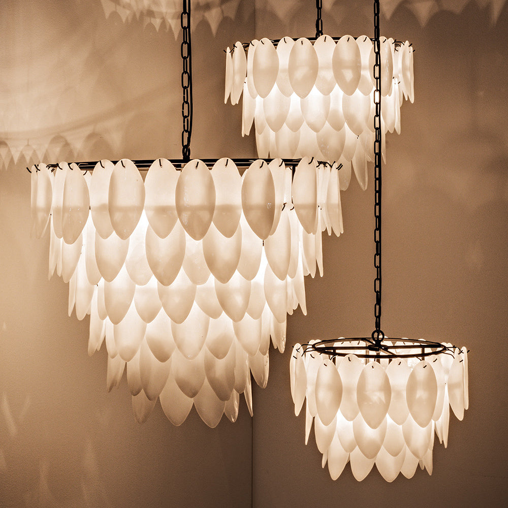 Noir Lotus Chandelier