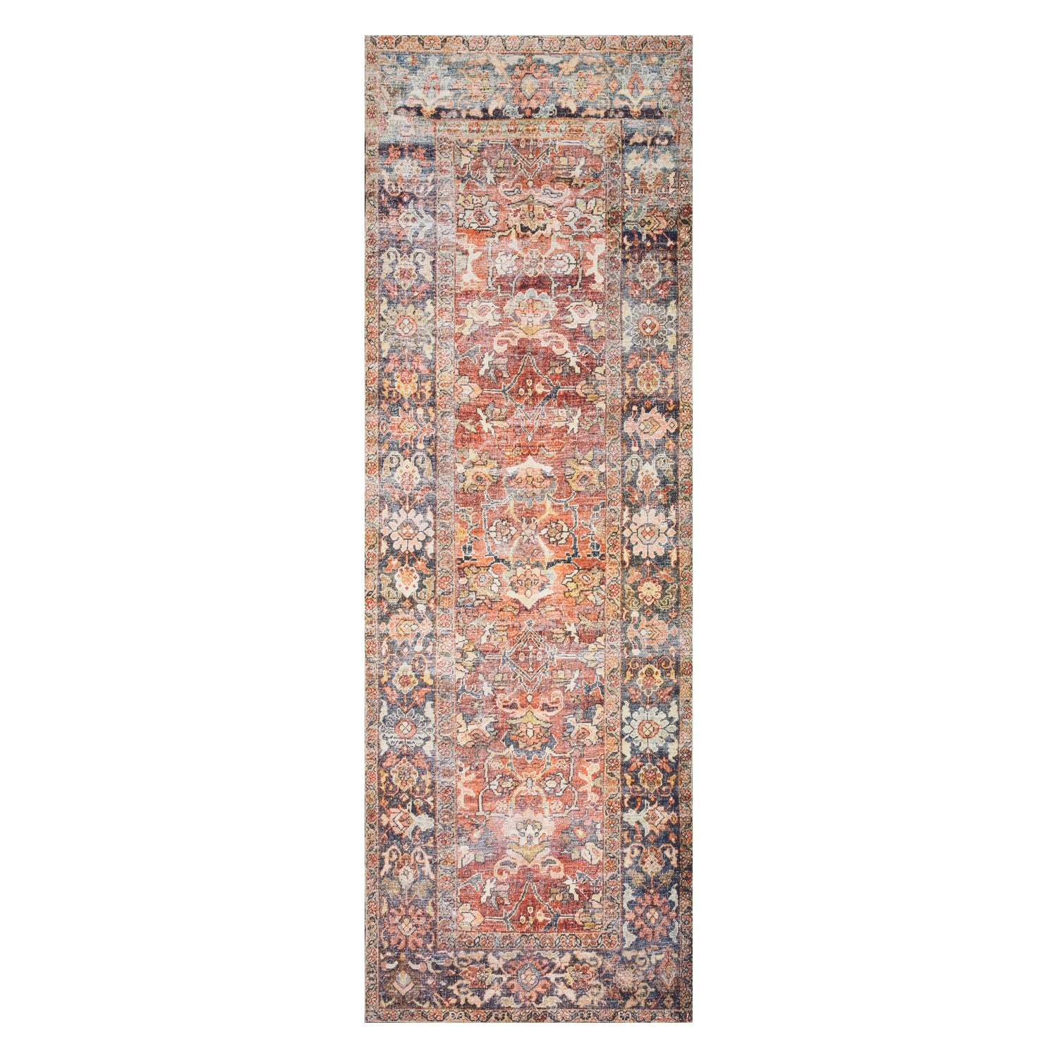 Loloi Layla Spice/Marine Power Loomed Rug