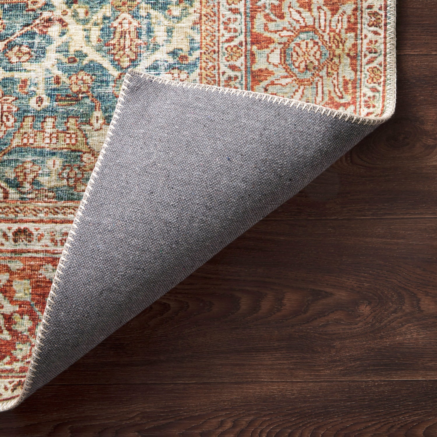 Loloi Layla Ocean/Rust Power Loomed Rug