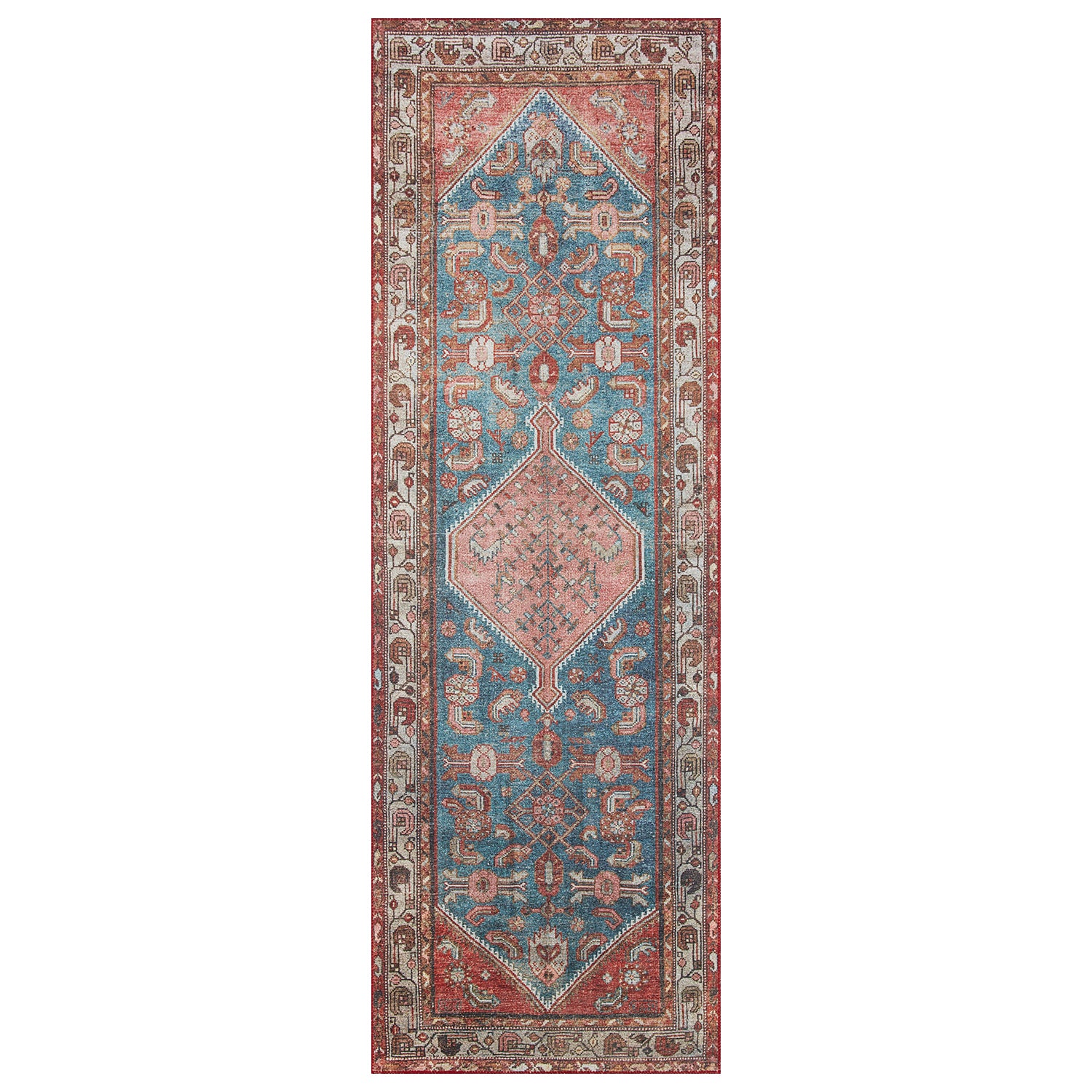 Loloi Layla Marine/Clay Power Loomed Rug
