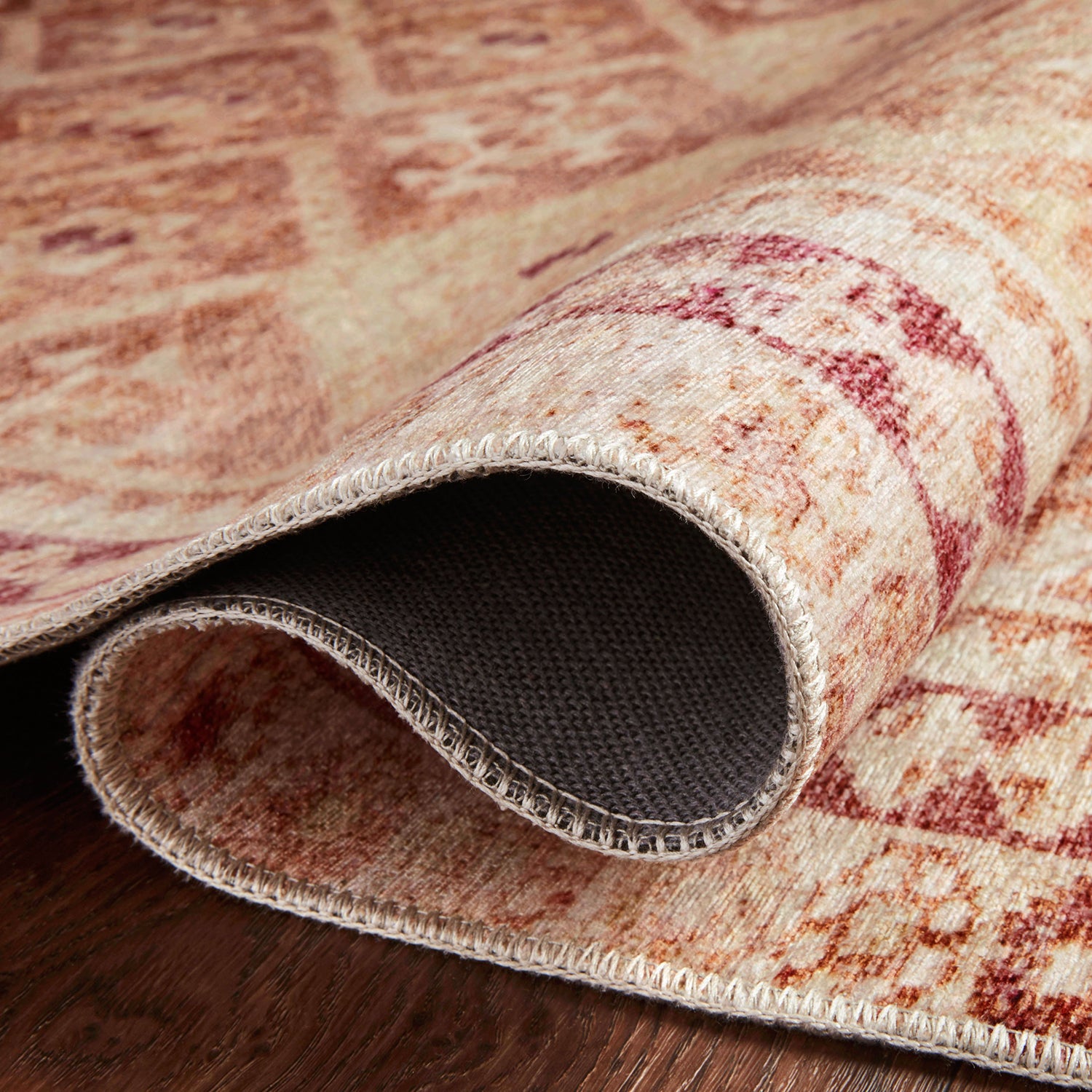 Loloi Layla Natural/Spice Power Loomed Rug