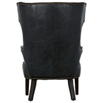 Noir Heracles Leather Chair