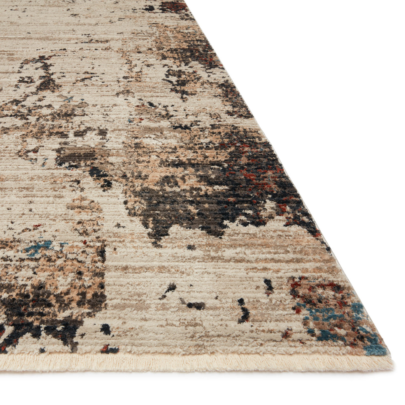 Loloi Leigh Ivory/Charcoal Power Loomed Rug