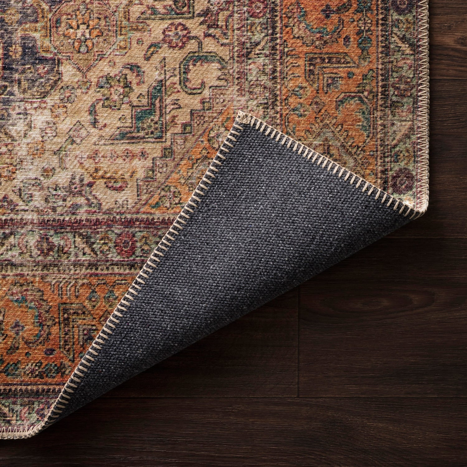 Loloi Loren Plum/Multi Power Loomed Rug