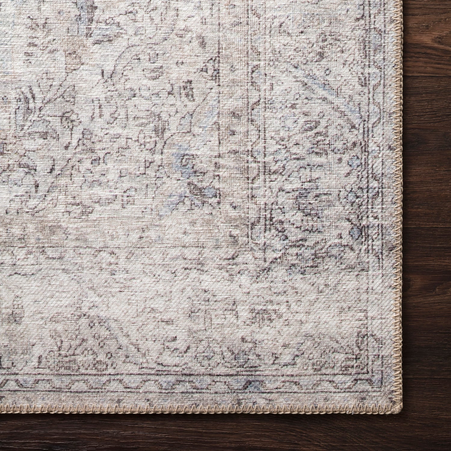 Loloi Loren Silver/Slate Power Loomed Rug