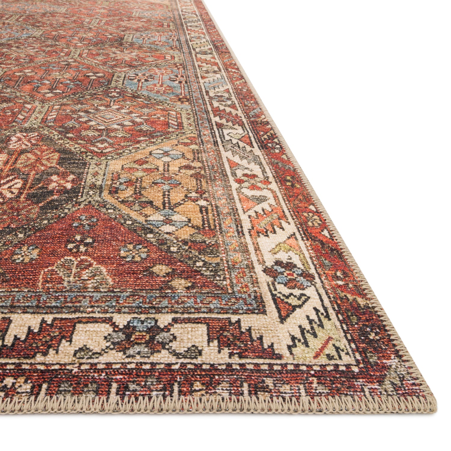 Loloi Loren Spice/Multi Power Loomed Rug
