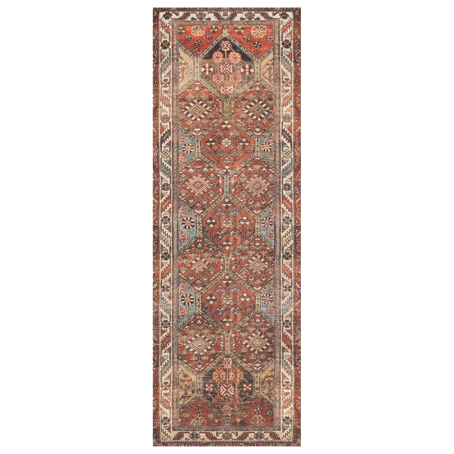 Loloi Loren Spice/Multi Power Loomed Rug