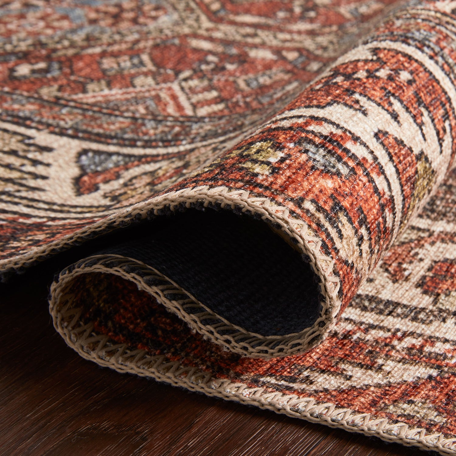 Loloi Loren Spice/Multi Power Loomed Rug